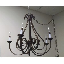 Small Brown Chandelier